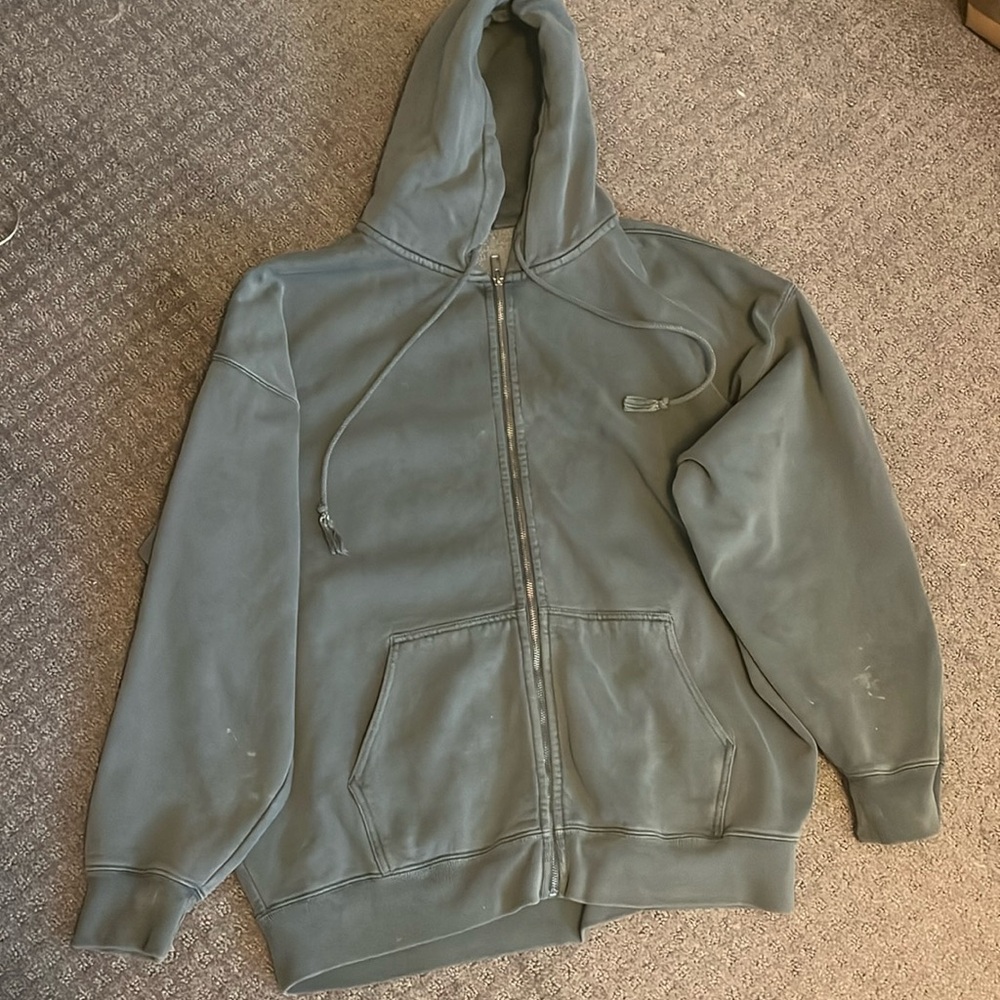 Brandy Melville sage zip up